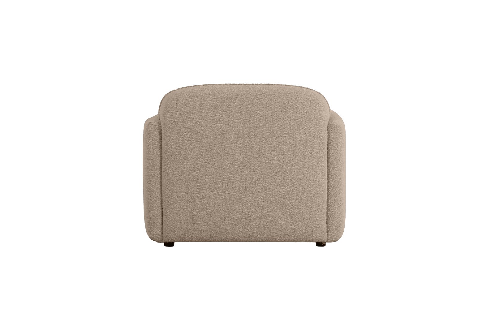 Fluff Hvilestol Tekstil Copenhagen Boucle 803 Beige med sorte ben