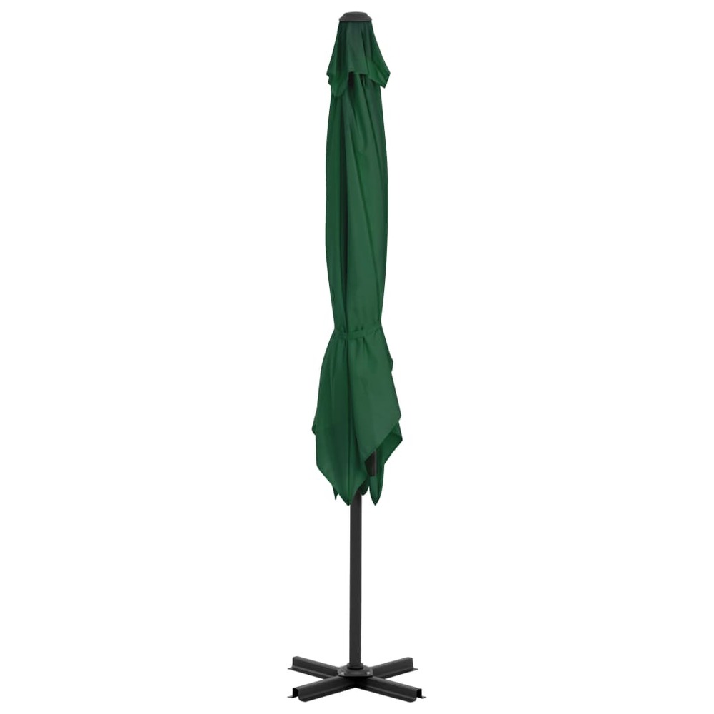 Parasol avec base portable 2,5 x 2,5 cm vert