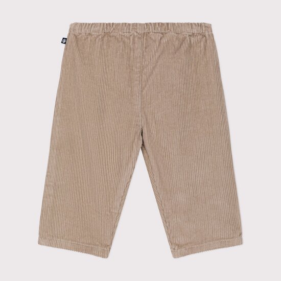 Pantalon en velours   Huître        de               Petit Bateau