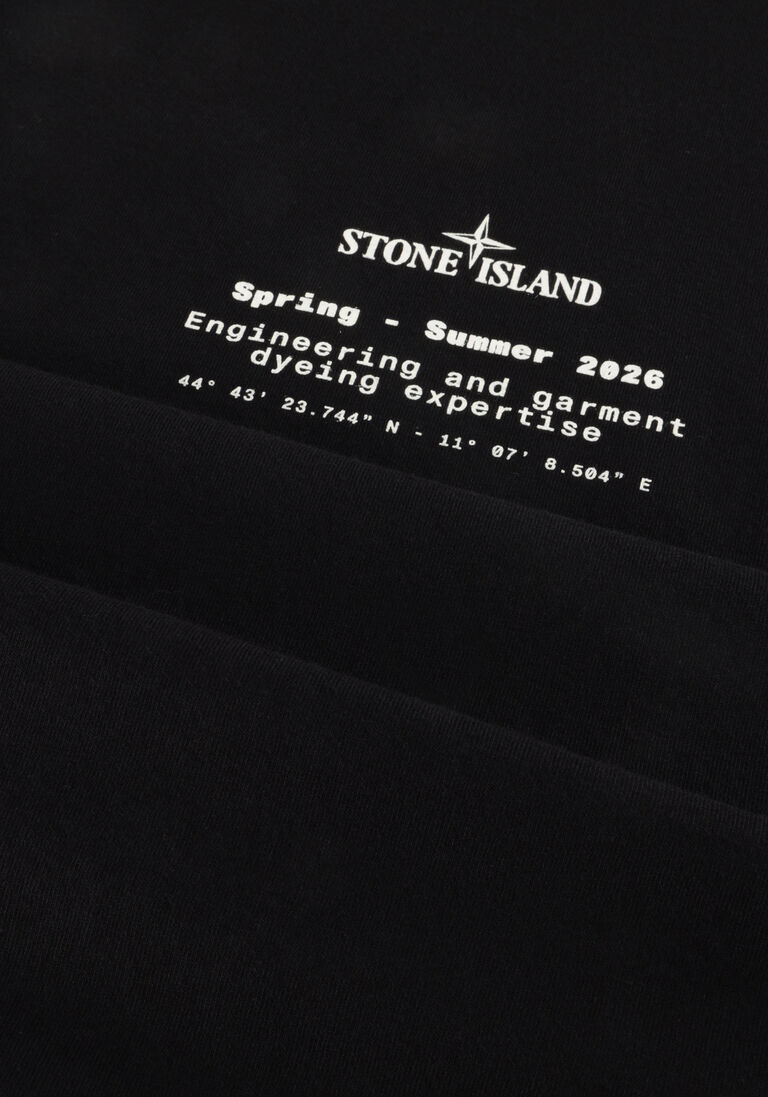 zwarte stone island t-shirt ss t-shirt s0285