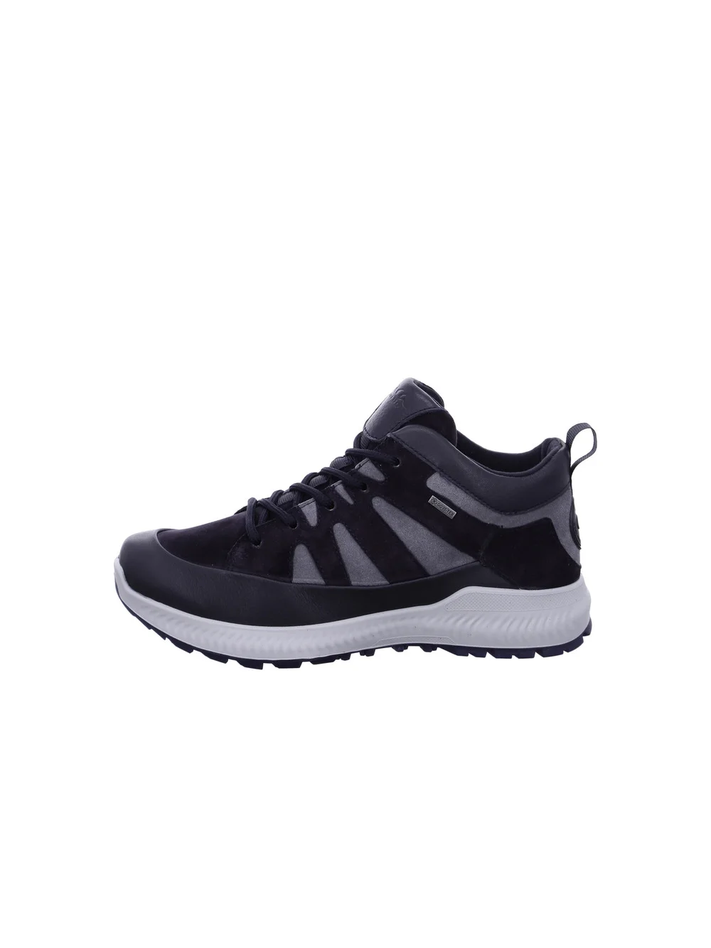 Schnürstiefelette Hiker blau graphit