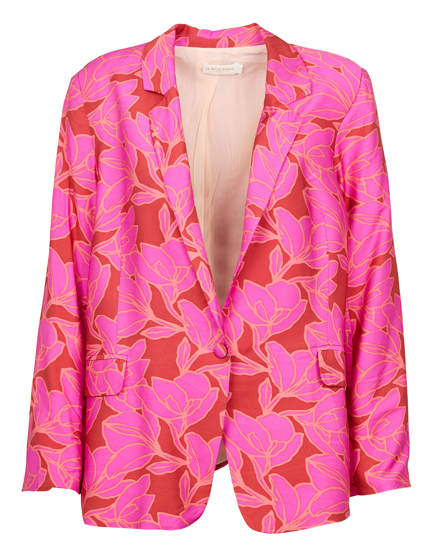 VILDAN - Veste de tailleur imprimée | Rose