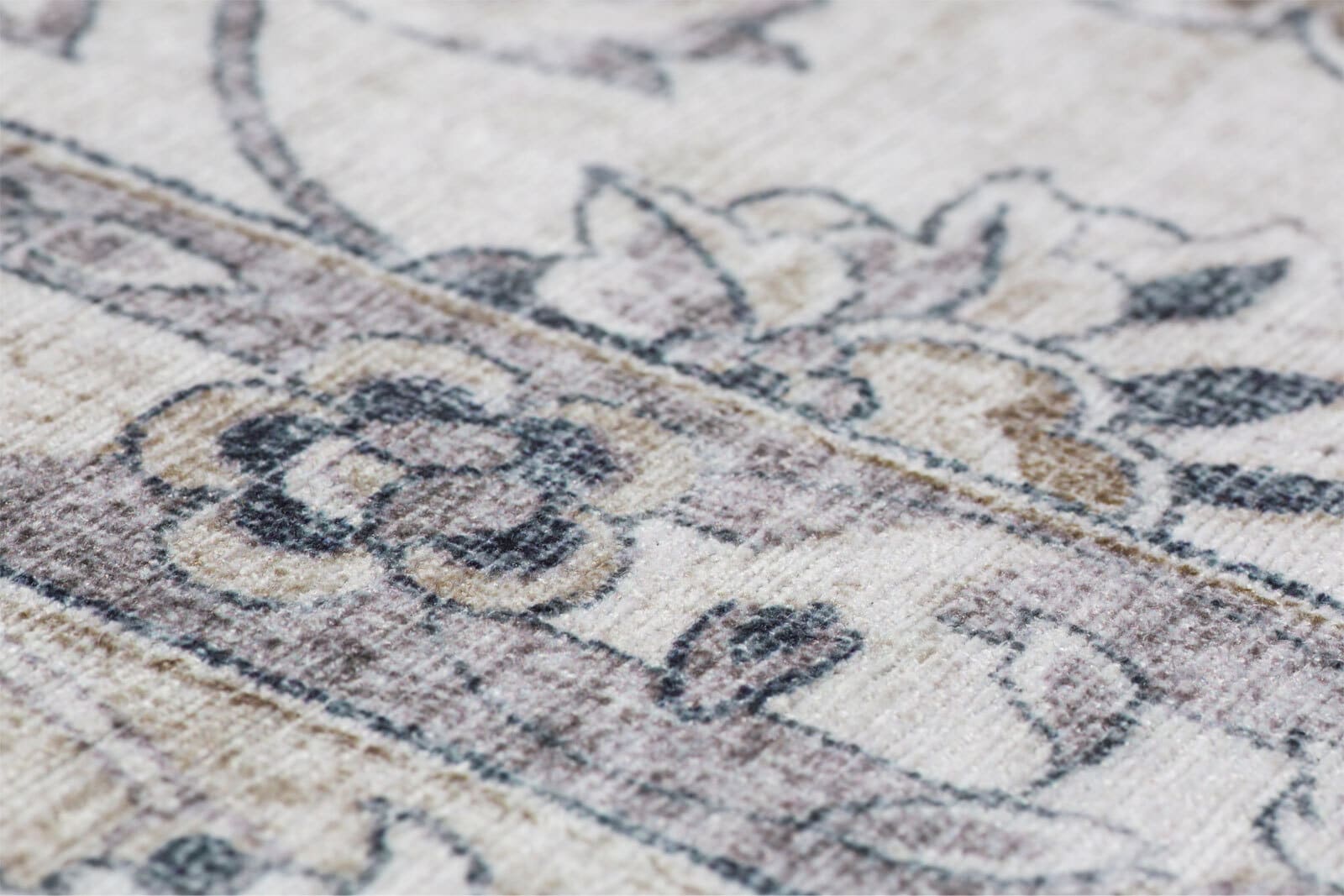 Vintage-Teppich Newcastle 160 x 230 cm Creme