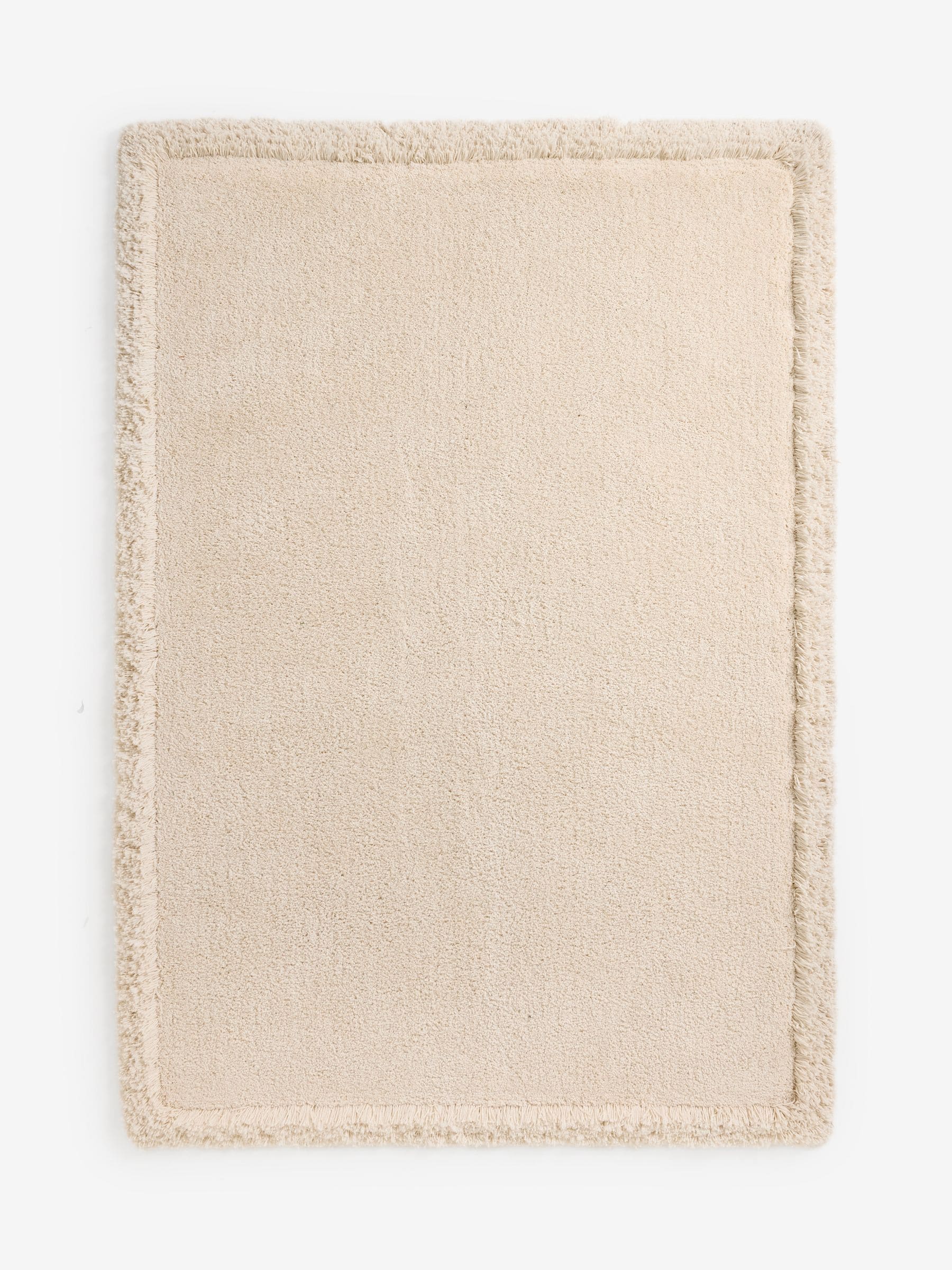 Fluffy Border Rug