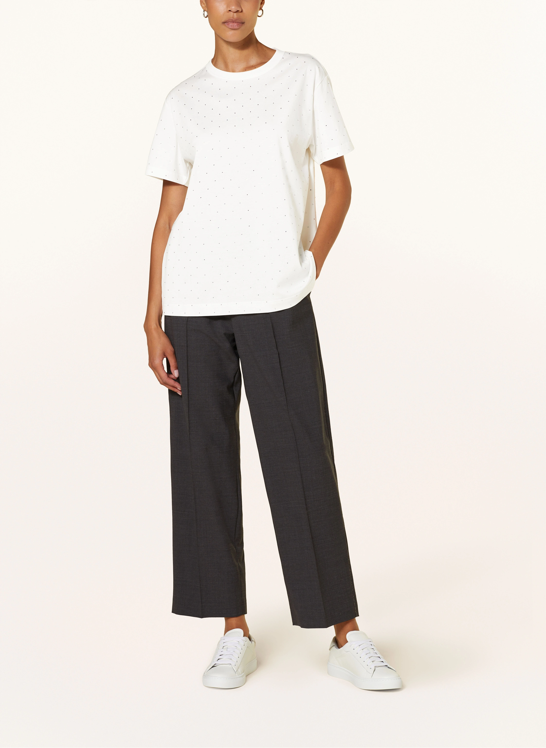 FABIANA FILIPPI T-Shirt mit Pailletten