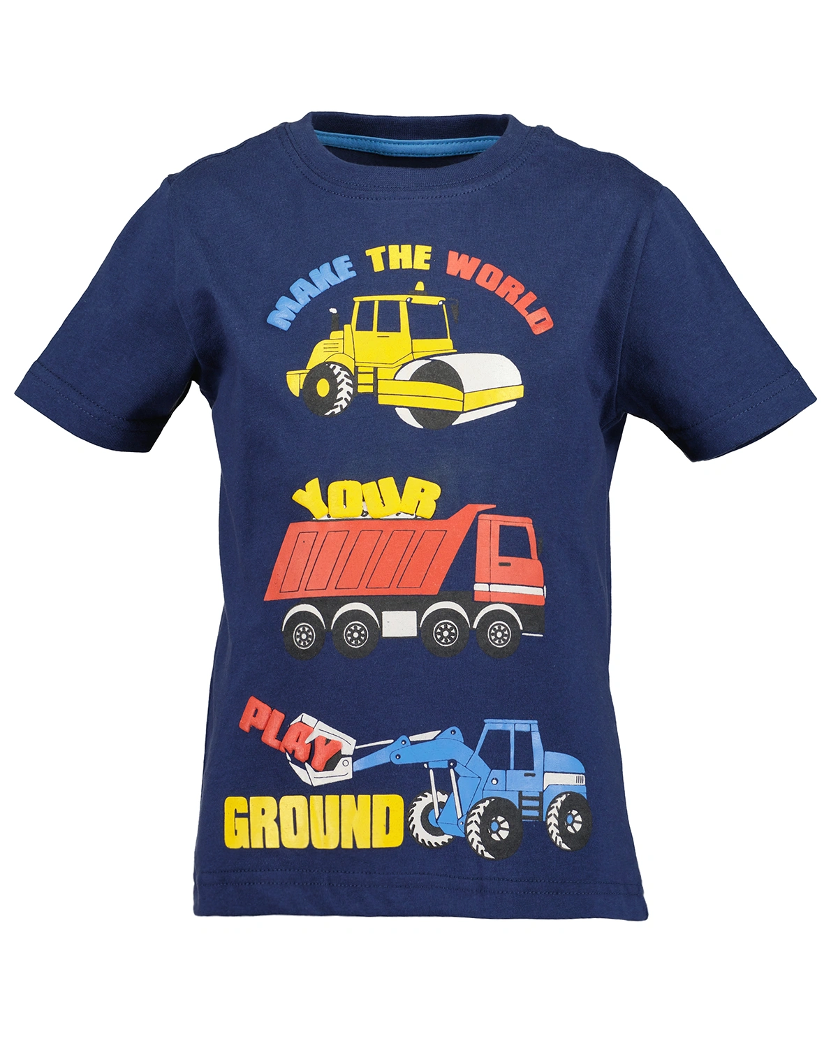 T-Shirt MAKE THE WORLD in dunkelblau