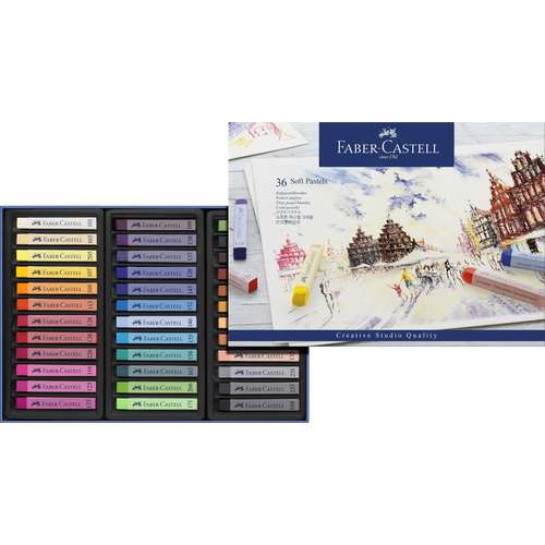 FABER-CASTELL Softpastell STUDIO QUALITY, Kartonetuis Softpastellkreiden
