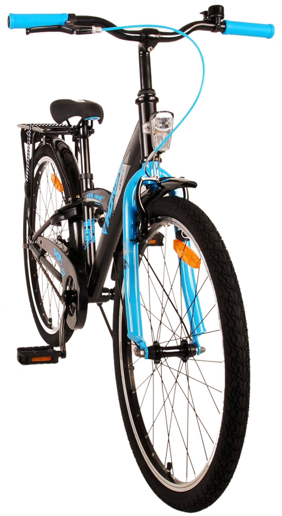 TPFSports Thombike Kinderfahrrad - Jungen - Rücktritt + Handbremse - 24 Zoll - Blau