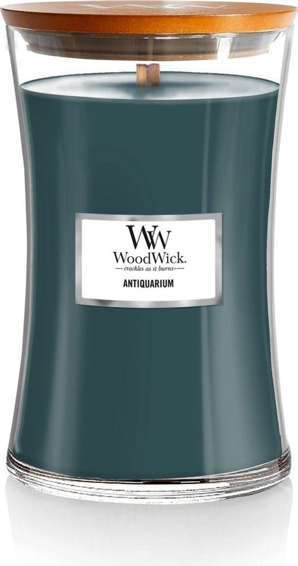 WoodWick - Antiquarium - Geurkaars - 130 Branduren - Hout