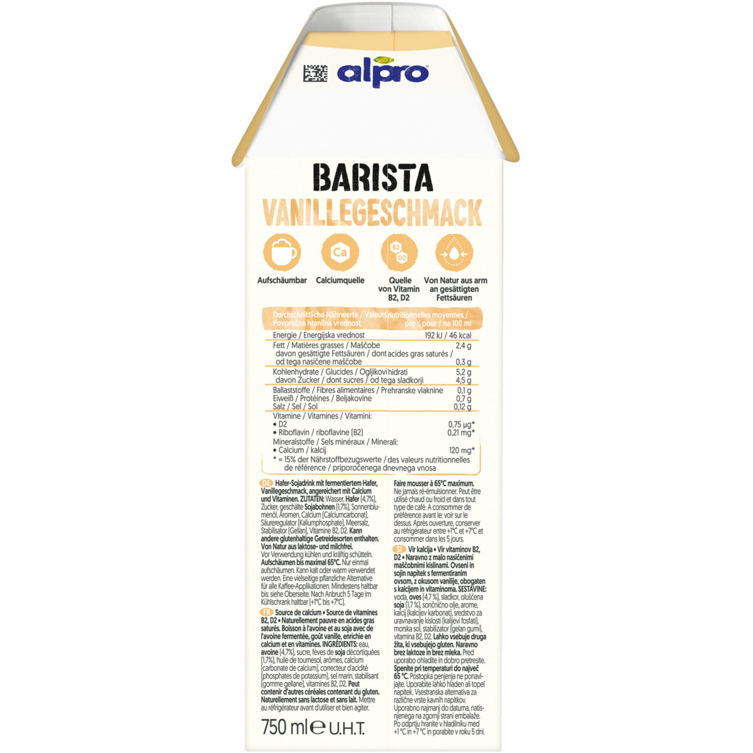 Alpro Barista Vanille