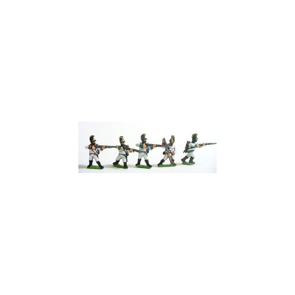 Assorted German Fusiliers in Helmets, firing/loading