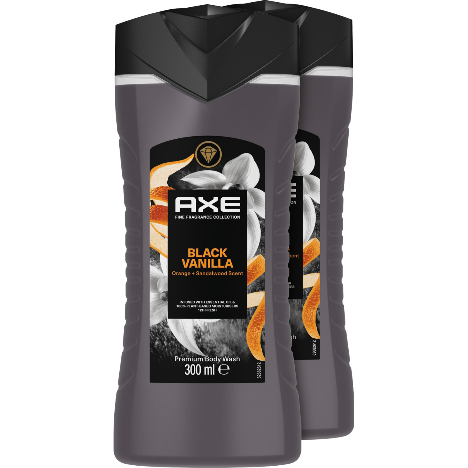 AXE Showergel Black Vanilla 2x 300 ml