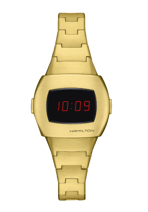 Hamilton PSR 74 Digital Quarz Gold H52314130