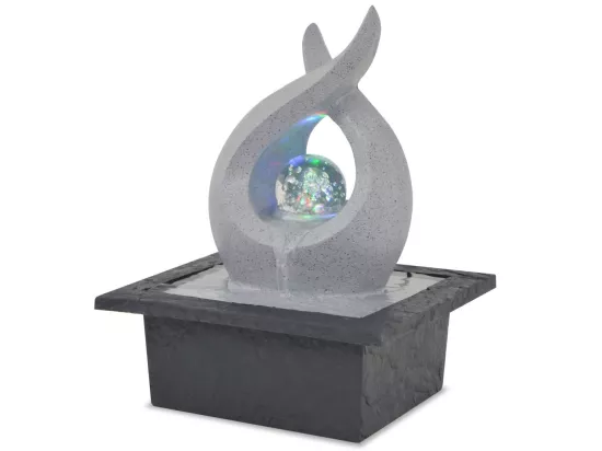 Fontaine d'intérieur avec lampe LED Polyrésine 6
