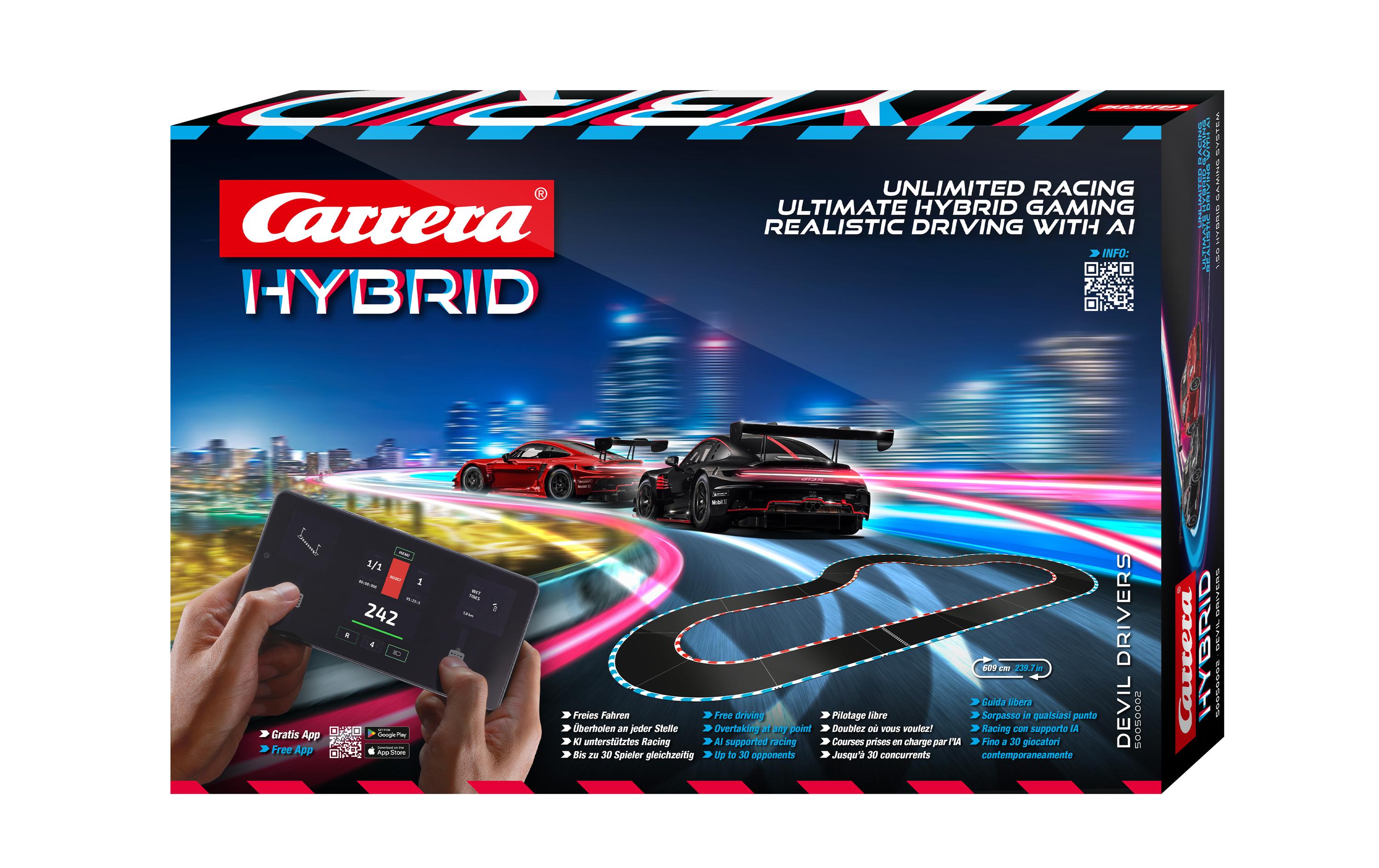 Rennbahnauto Devil Drivers – Hybrid Set<br>Dynamisches Rennwagen-Spielset