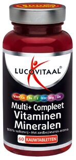 Lucovitaal Multi  Vitaminen & Mineralen Kauwtabletten 60KTB