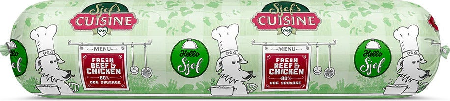 Sjef's Cuisine worst kip met rund 750 g