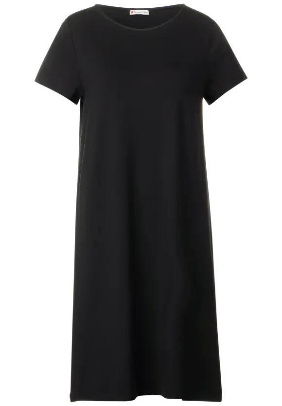 Basic T-Shirt-Kleid - Black