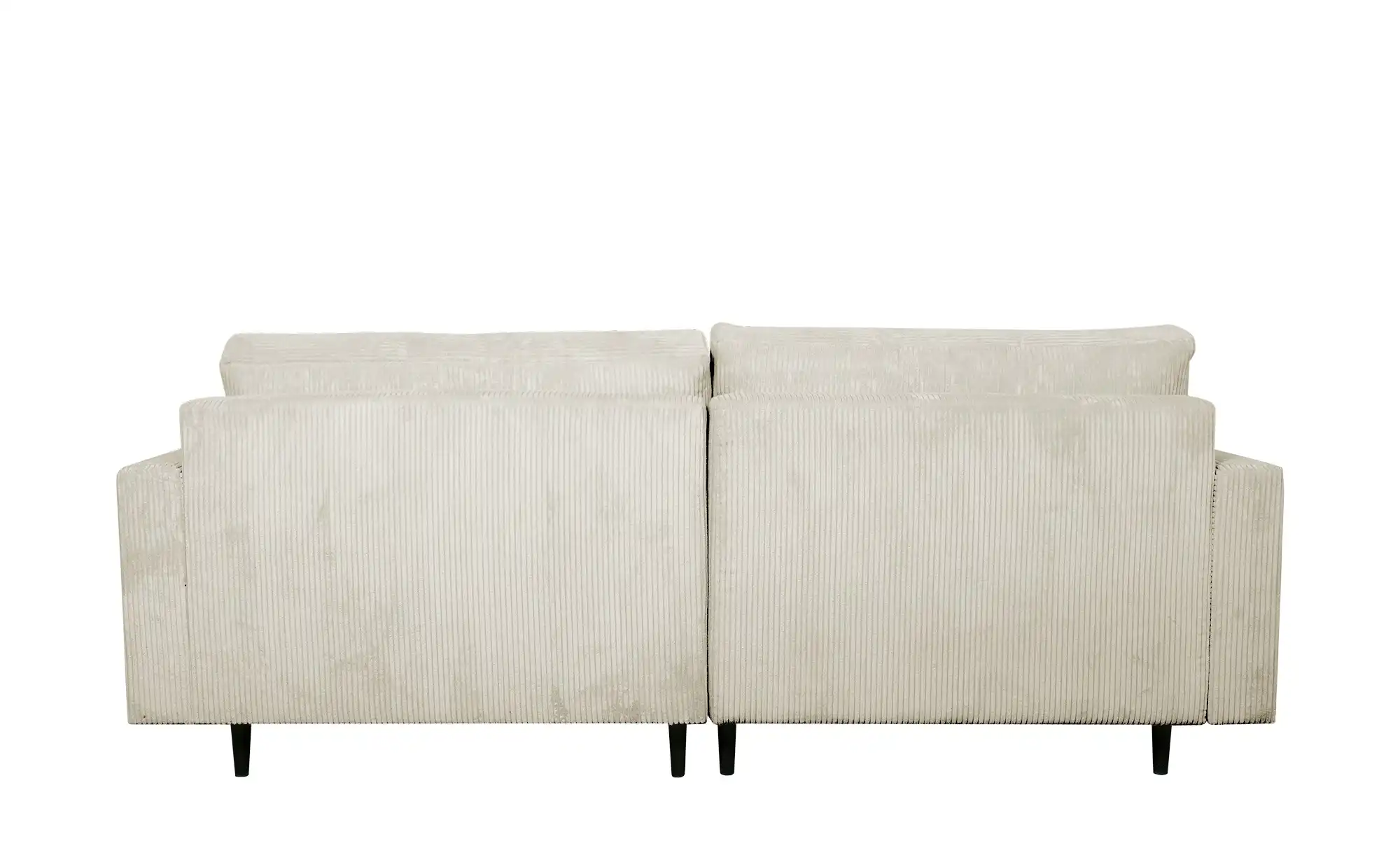 uno Ecksofa trendiger Cordstoff Livorno