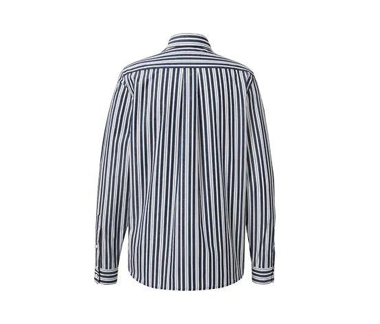 Gestreifte Popeline-Bluse