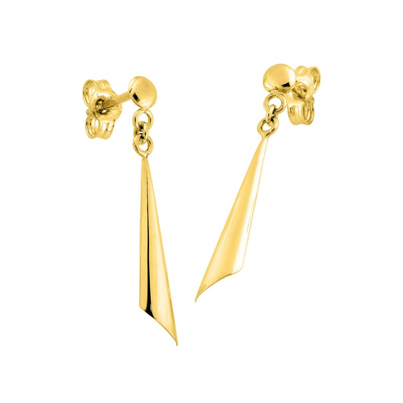Boucles d'oreilles pendantes femme - Or 9 Carats