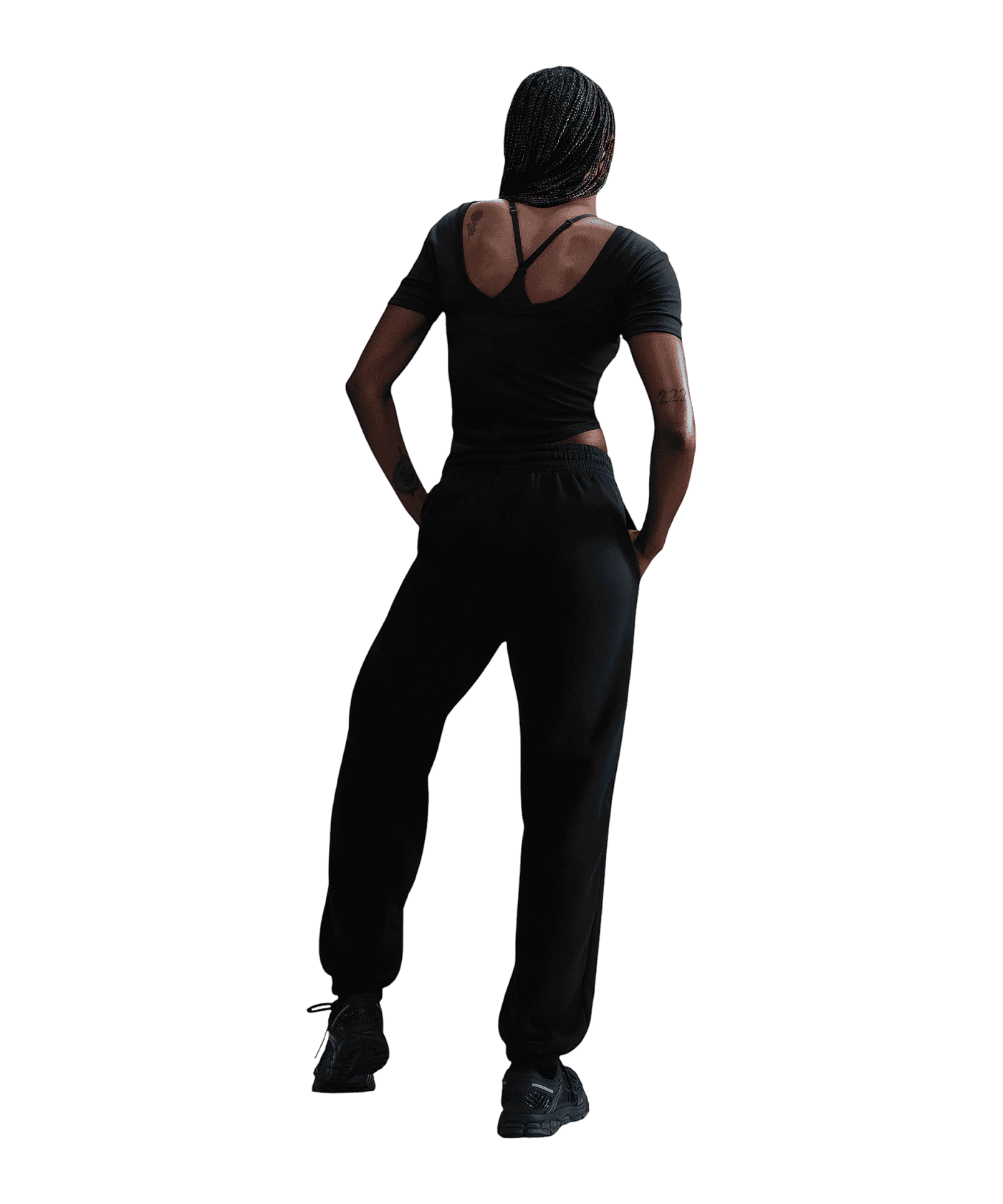 Nike Phoenix 2 Fleece Hose Damen Schwarz F010