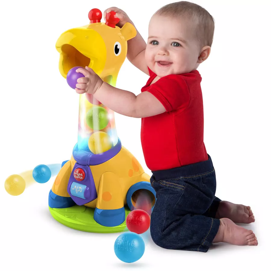 Bright Starts Witzige Giraffe mit Lichtern und Geräuschen