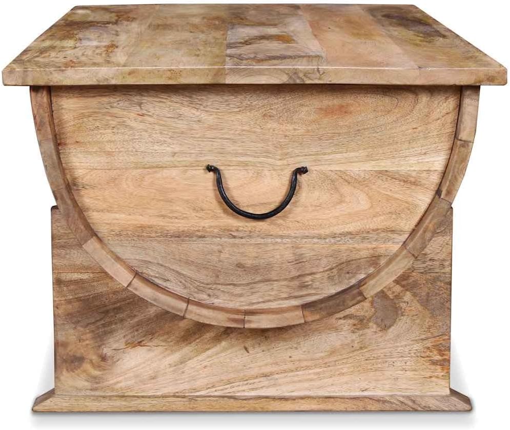 vidaXL Mangoholz Massiv Couchtisch 88x50x40 cm Kaffeetisch Beistelltisch Tisch