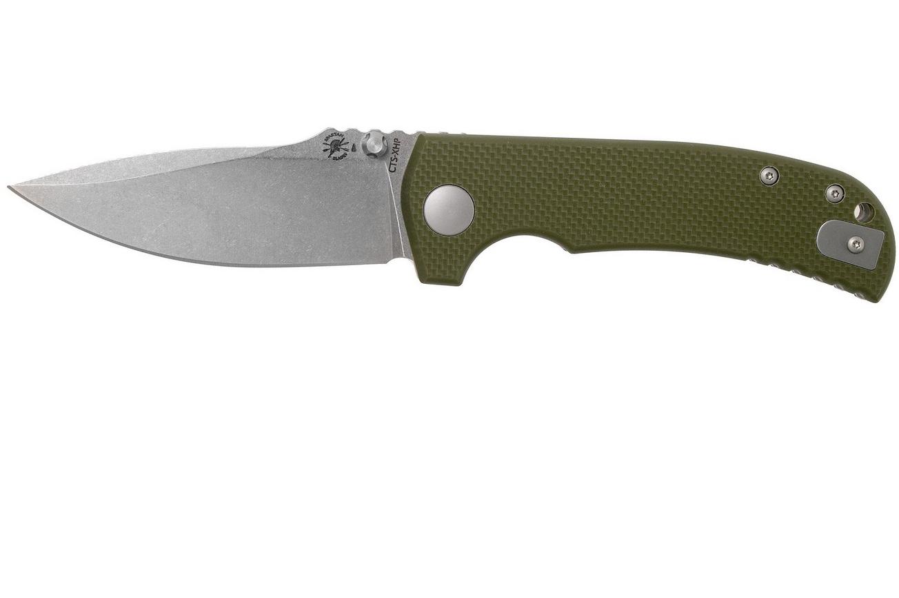Spartan Blades Astor SFBL8GR Green G10 zakmes, Les George design