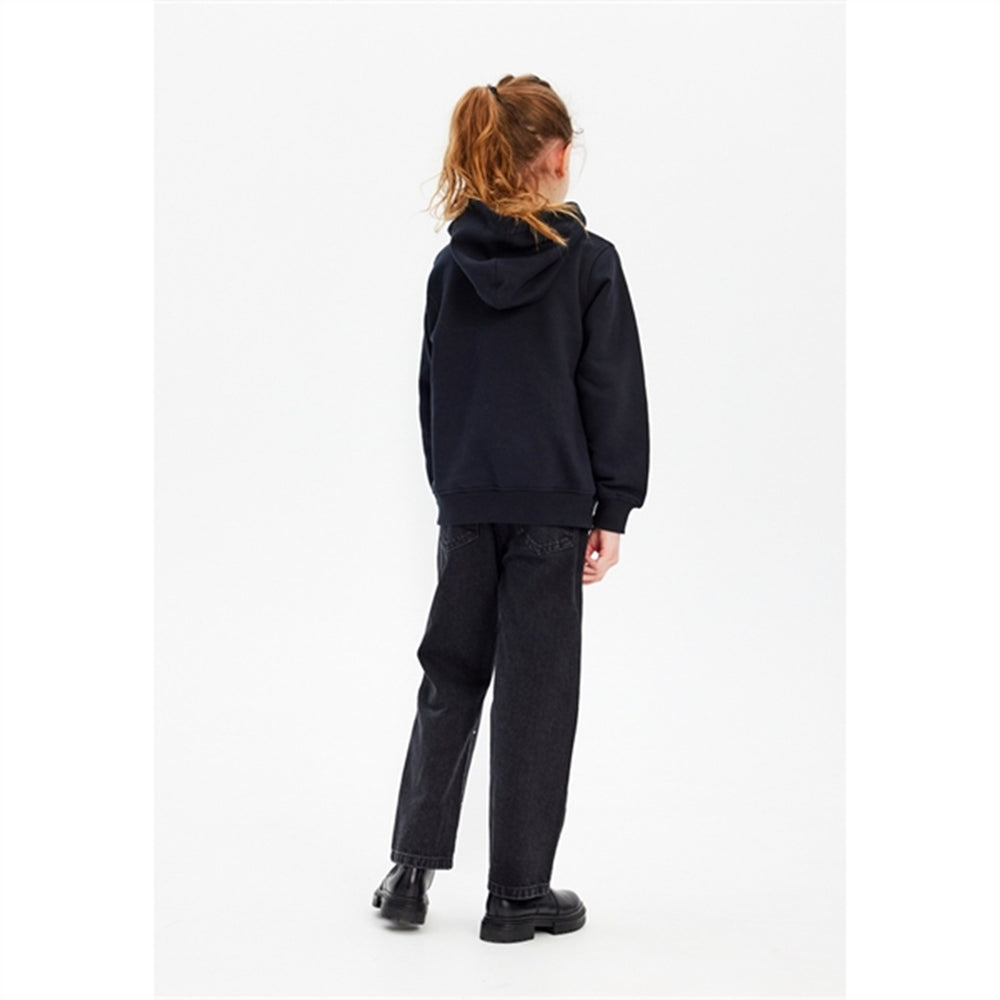 Black Denim Isia Straight Jeans - The New
