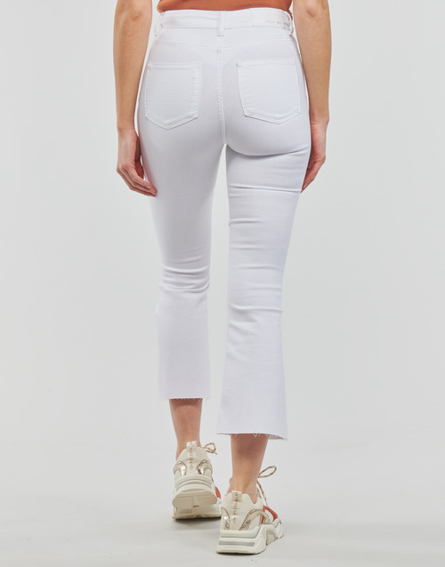 Noisy May - NMSALLIE HW KICK FLARED JEANS VI163BW S* - Blanc