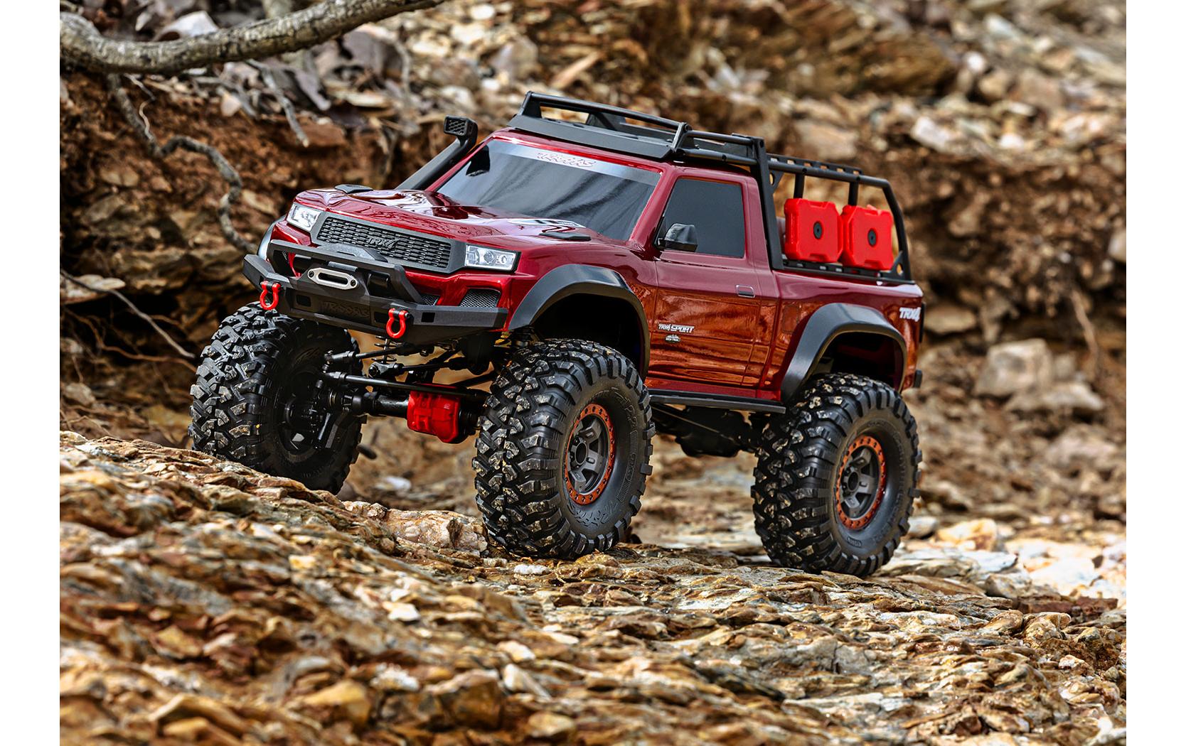Scale Crawler TRX-4 Sport High Trail Rot, ARTR 1:10<br>Rockcrawler mit Portalachsen und extra hoher Bodenfreiheit