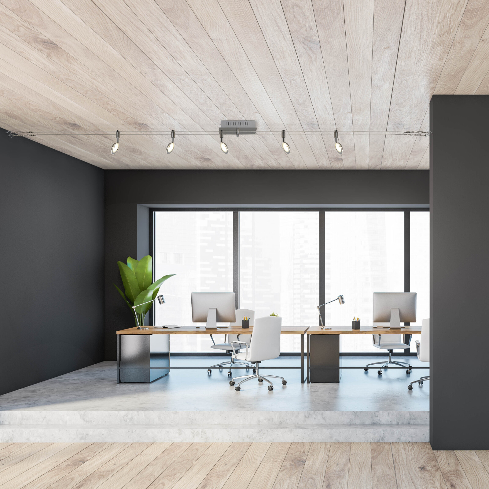 LED-Seilsystem TONY - Stahl - 120 cm