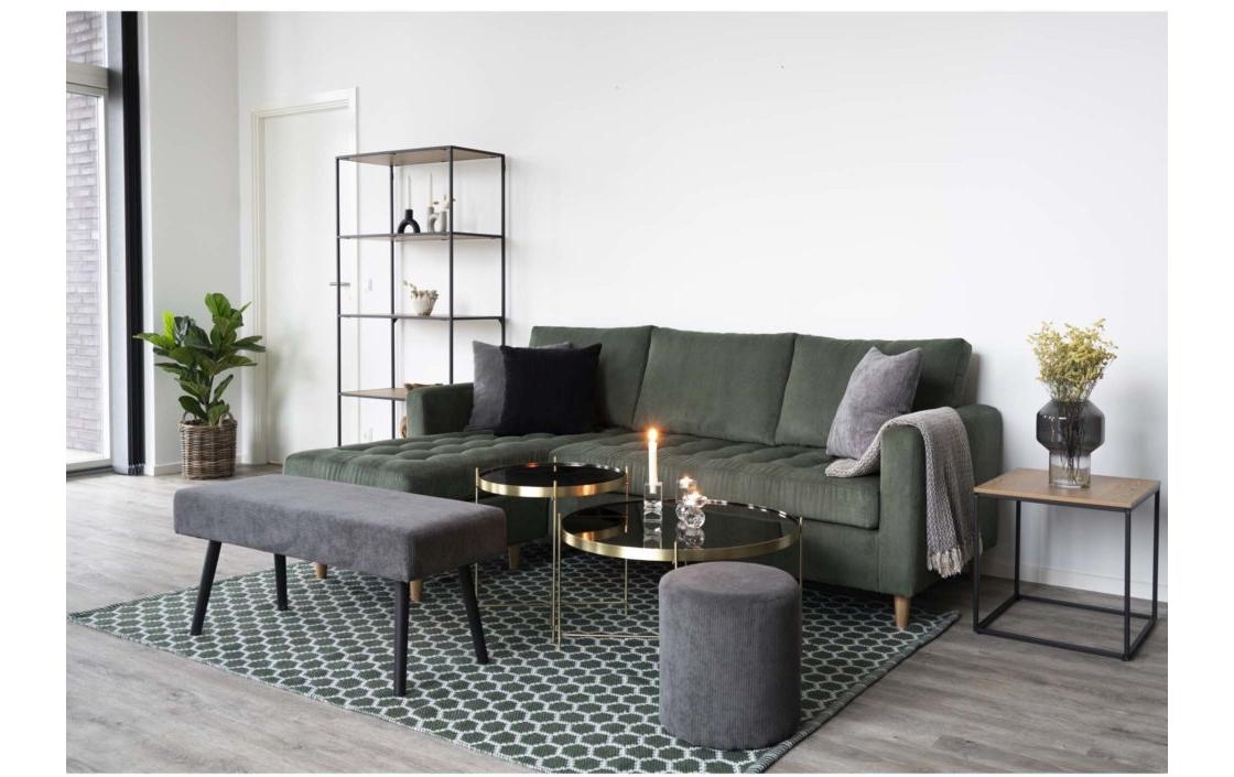 Couchtisch Venezia 70 x 40 cm, Gold<br>Moderner Sofatisch
