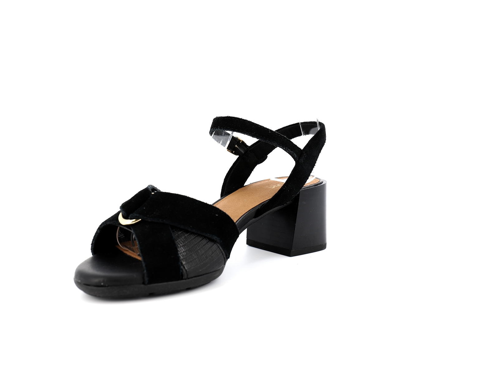 Geox-D NEW MARYKARMEN D45RLB Matières combinées Noir