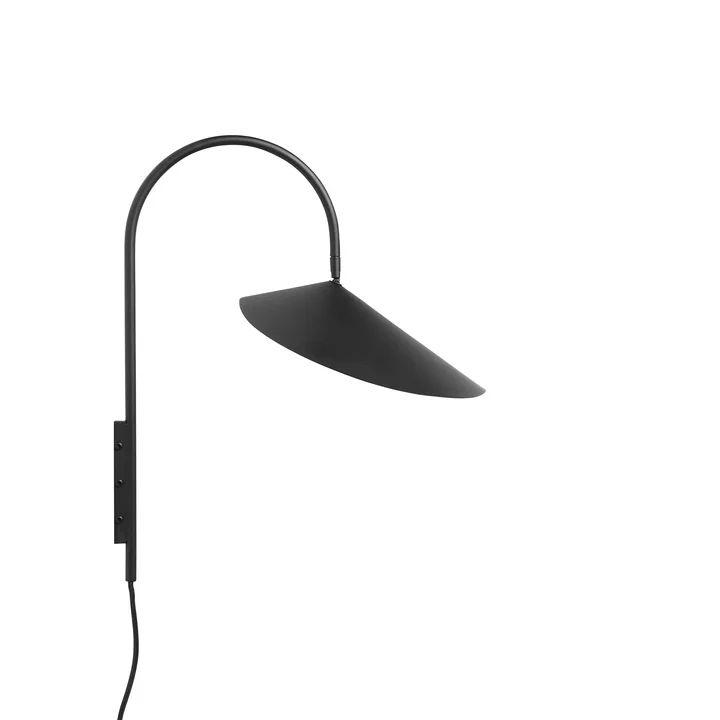 Ferm Living - Arum Swivel Wandleuchte, schwarz