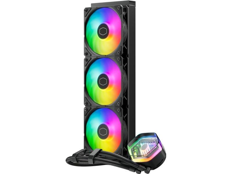 Cooler Master Wasserkühlung MasterLiquid 360 Atmos Vollständig anpassbare AIO-Flüssigkeitskühlung