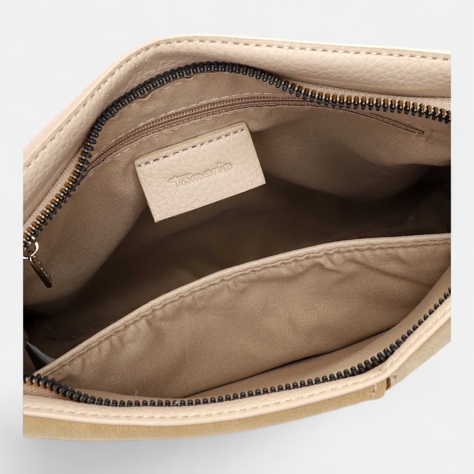 Sac bandoulière beige