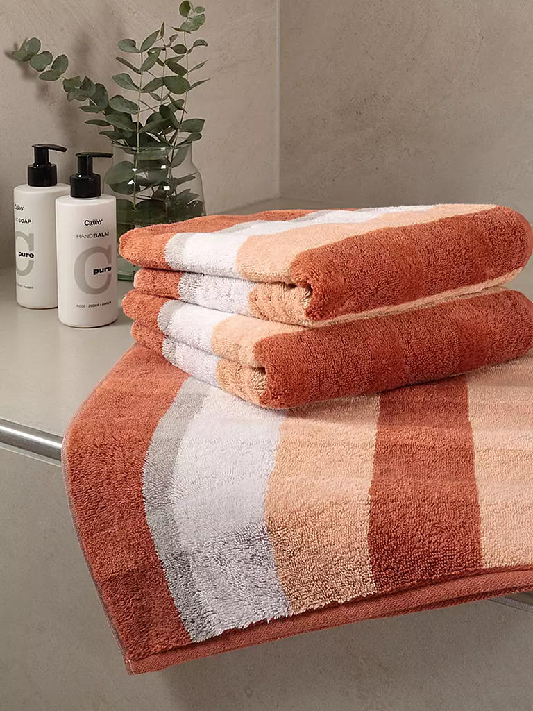 CAWÖ Duschtuch NOBLESSE 80x160cm Brick orange