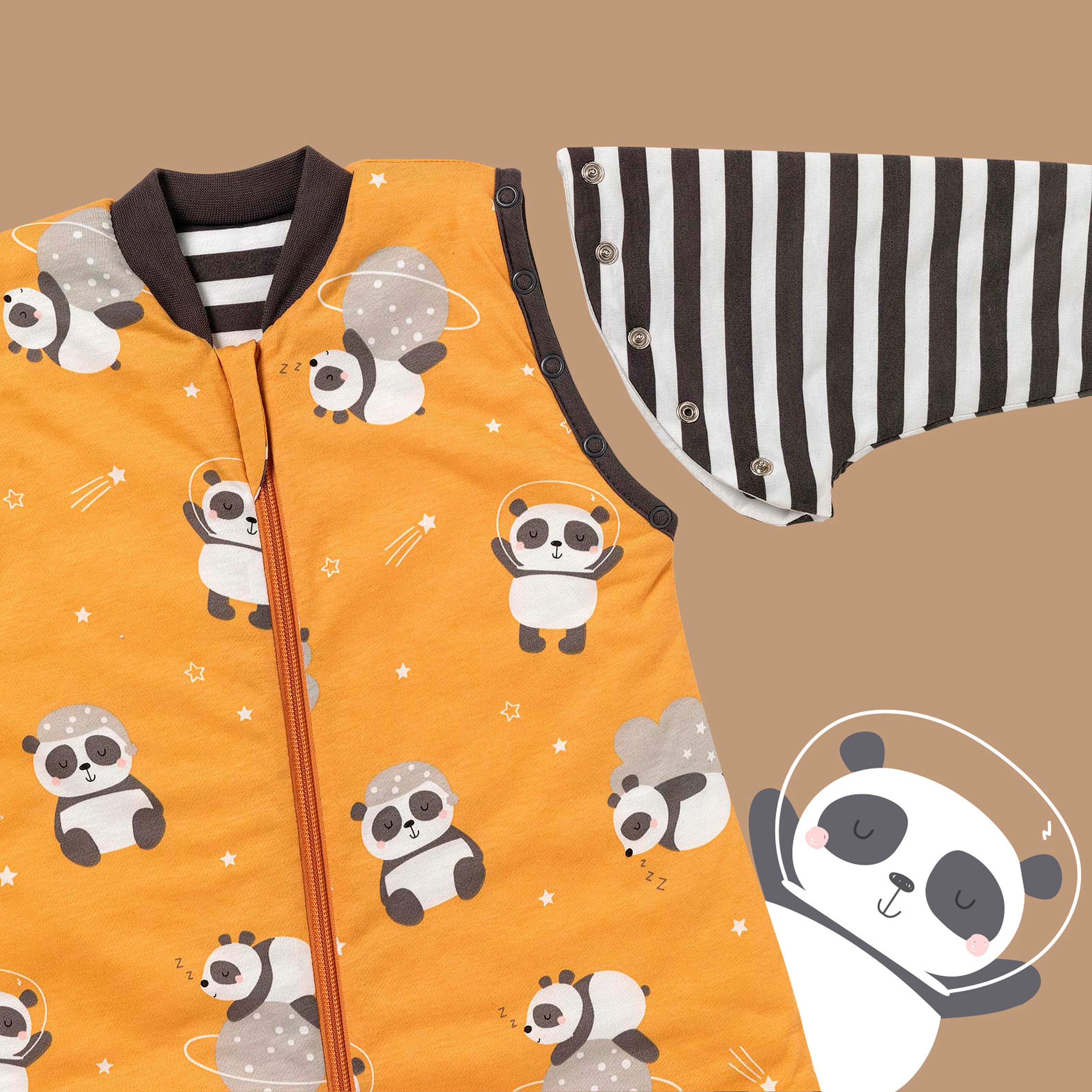 schlummersack Schlafsack ohne Füßen 2.5 Tog Panda