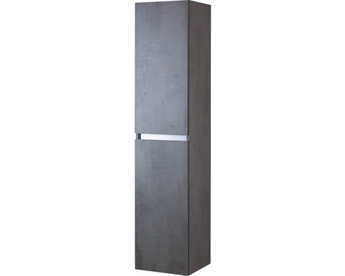 Vogue hoge kast 160 x 35 cm beton antraciet