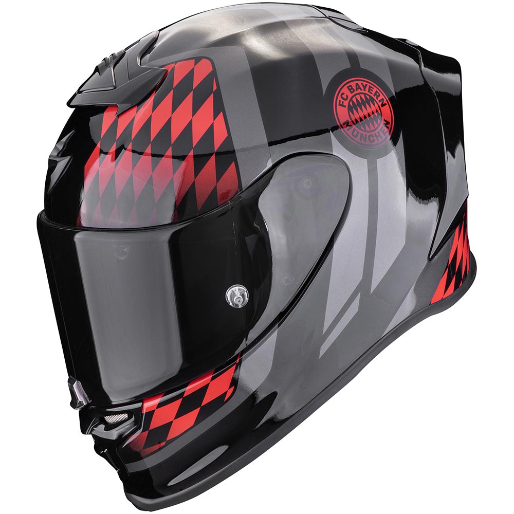 Scorpion - Casque Exo-R1 Evo Air FC Bayern Noir / Rouge