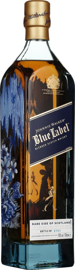 JOHNNIE WALKER BLUE LABEL RARE SIDE OF SCOTLAND 70CL