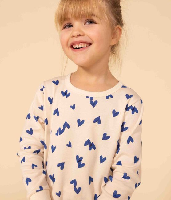 Pyjama cœur en coton enfant