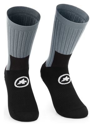 Chaussettes VTT Unisexe Assos Tactica T5 Noir/Gris