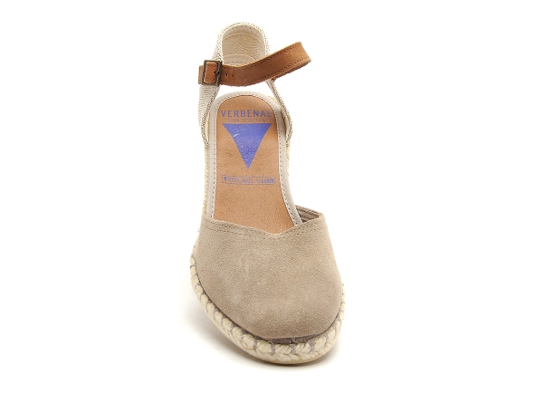 Verbenas nu pieds talons femme malena beige