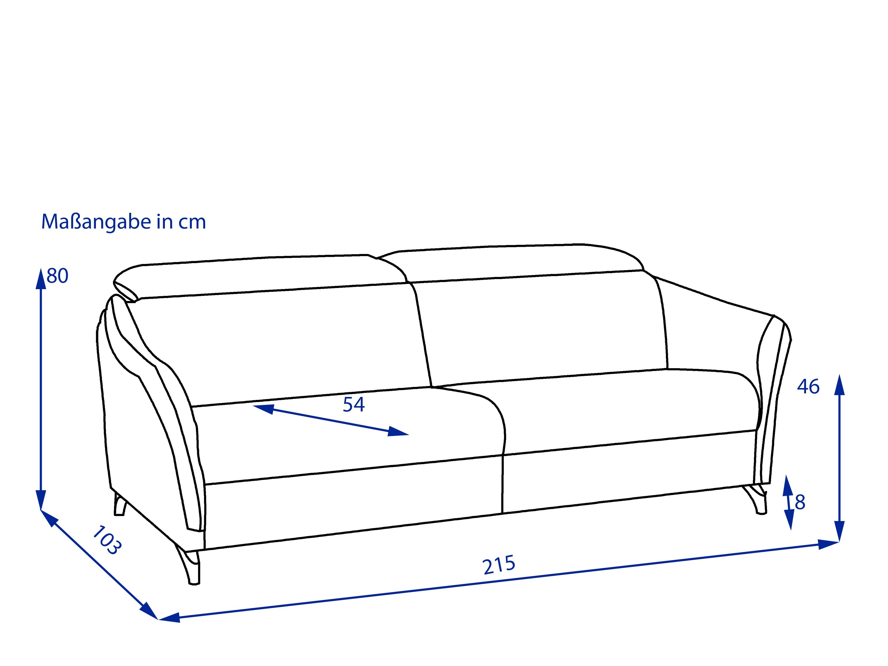 Sofa 3 Sitzer BPW BURGTHANN
