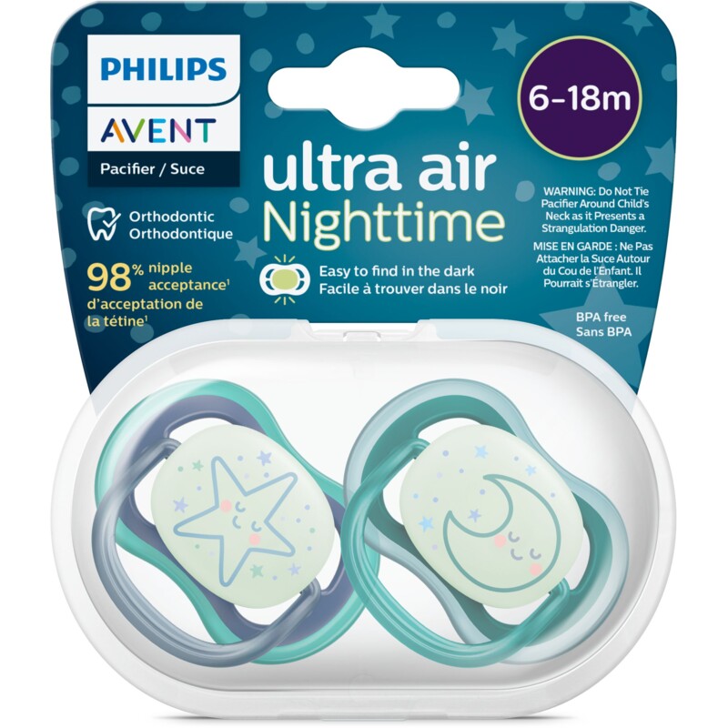 Avent Soother air nighttime 6-18 maanden