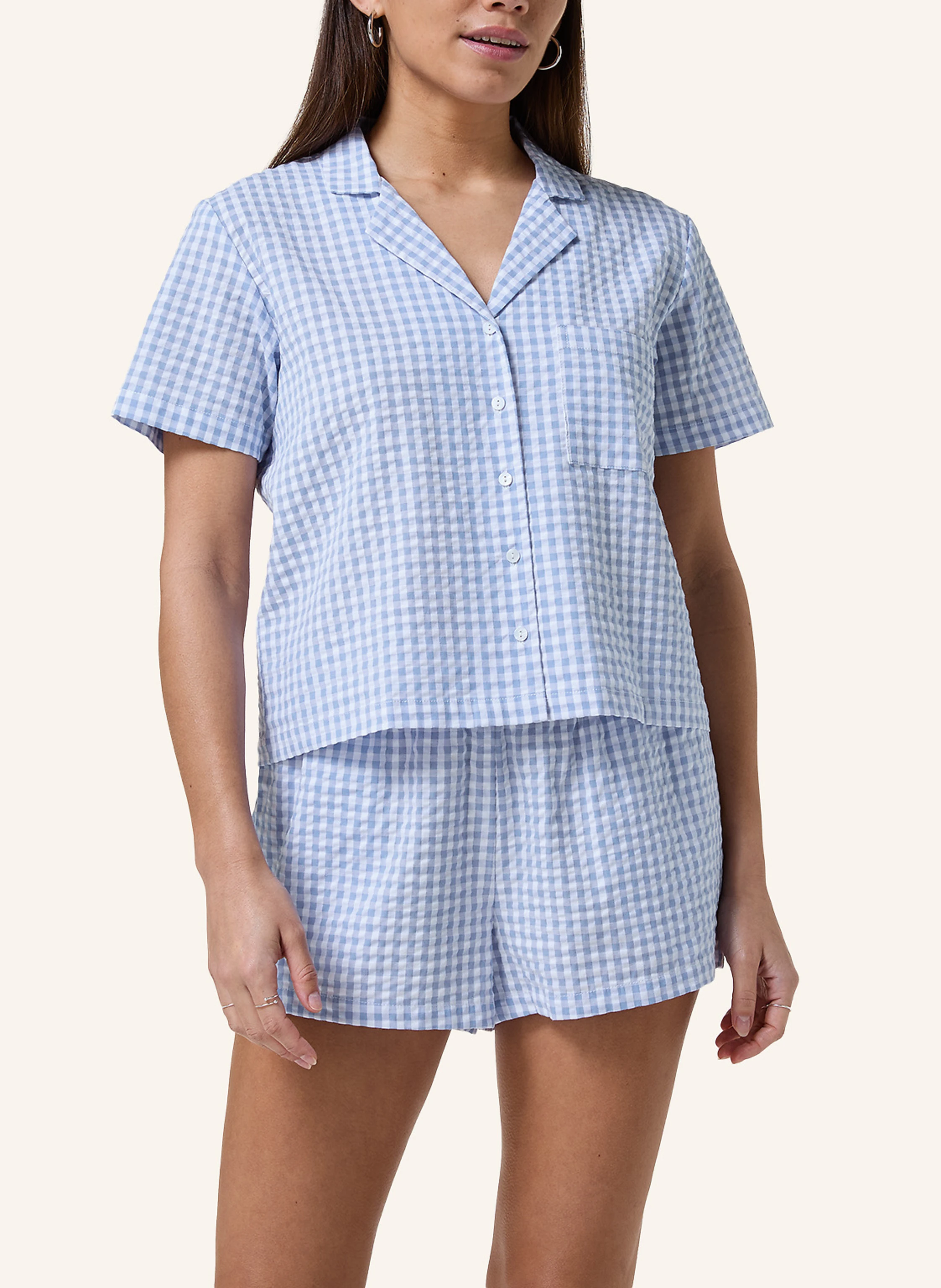 hunkemöller Schlafhose SEERSUCKER