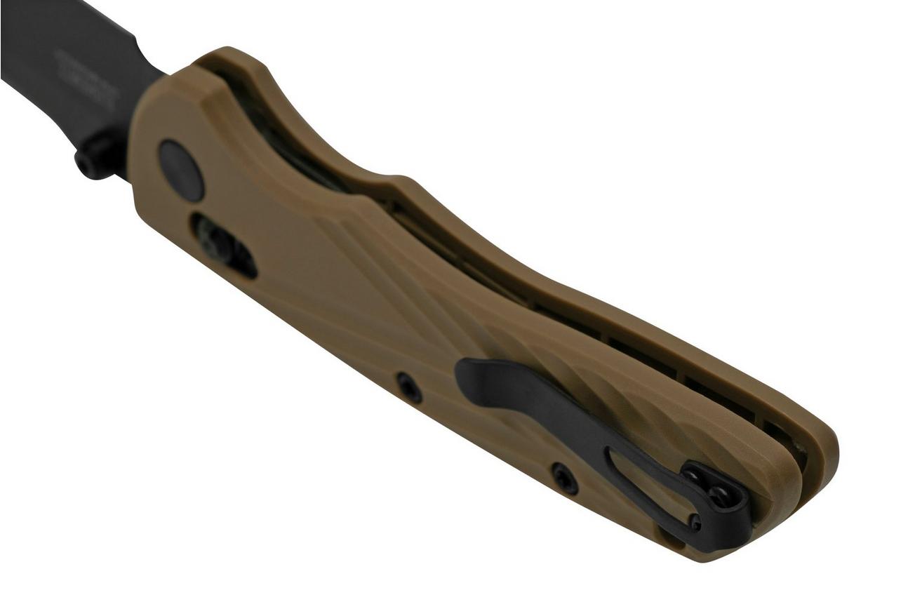 Hogue Deka 24377, Flat Dark Earth Polymer, Magnacut Clip Point, zakmes